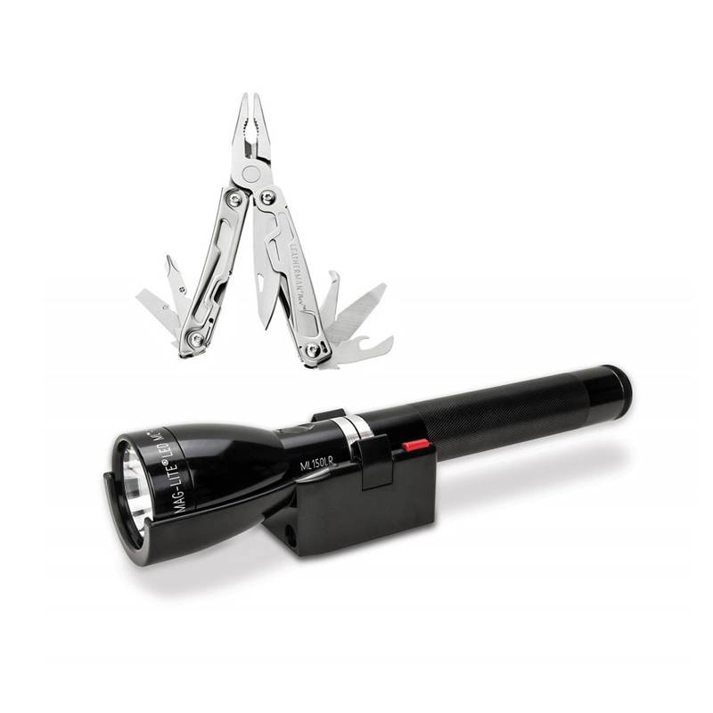  PACK Lampe MagLite ML150LR + Pince multifonctions Leatherman REV