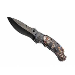Couteau Tête de Mort 12 cm...