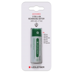 LEDLENSER 21700 li-ion batterie rechargeable 4800mah pour p7r core/work/uv/signature, h7r core/work/signature - Image 2