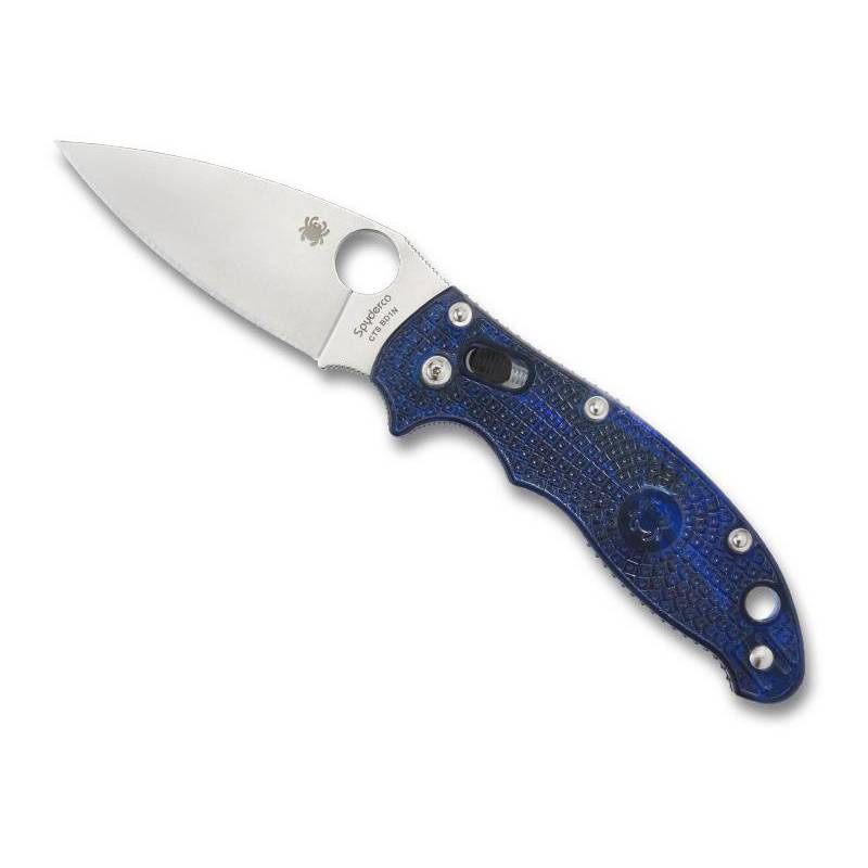 Spyderco Couteau Manix 2 - Bleu Translucide