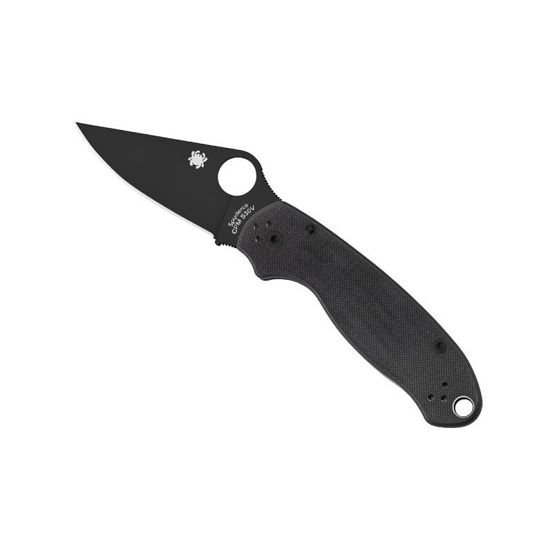 Spyderco Couteau Para 3 G10 Noir - Lame Noire