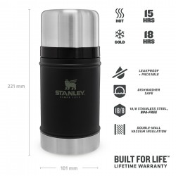 Stanley outdoor Pot Alimentaire 70cl Legendary Noir Mat - Image 3