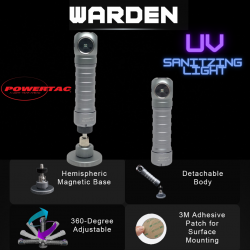 POWERTAC Lampe torche désinfectante UV - Image 5