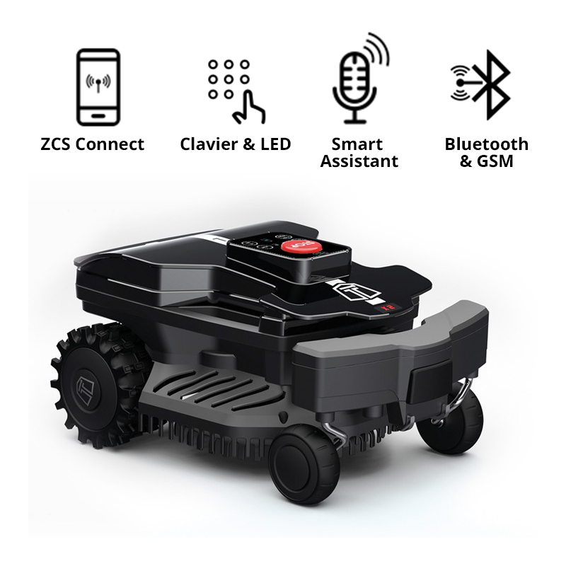 Ambrogio/TechLine Robot tondeuse - 1 000 m2 - Série NEXT TECH - Modèle LX2 - Avec câble périmétrique