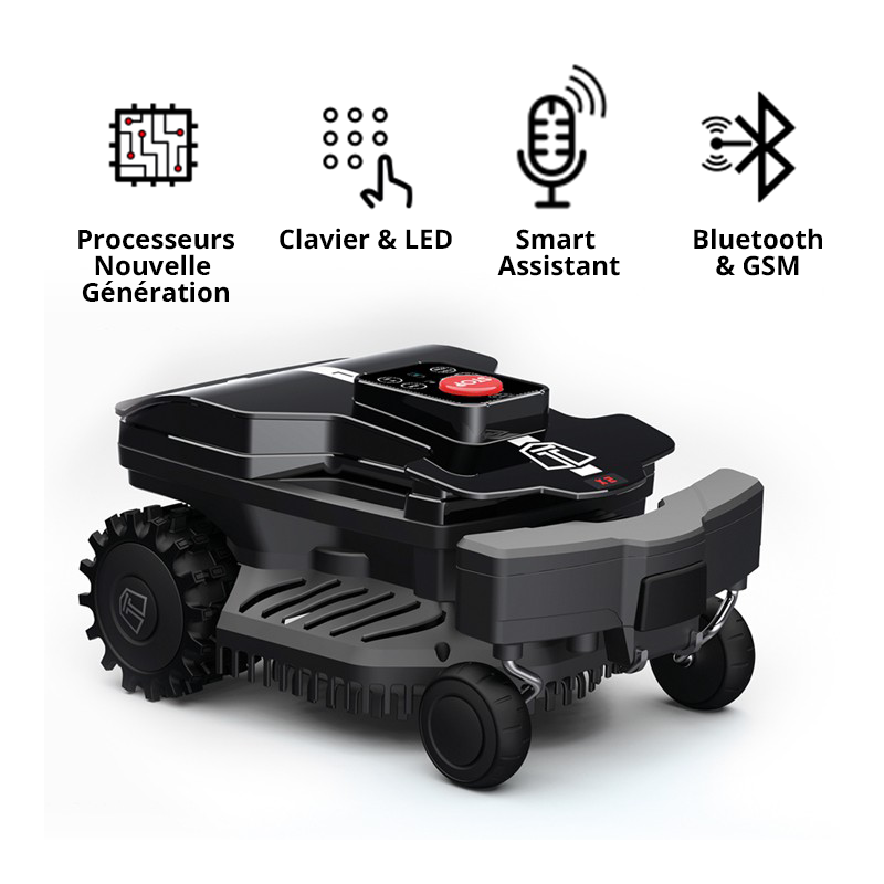 Ambrogio/TechLine Robot tondeuse - 700 m2 - Série NEXT TECH - Modèle DX2 - Avec câble périmétrique