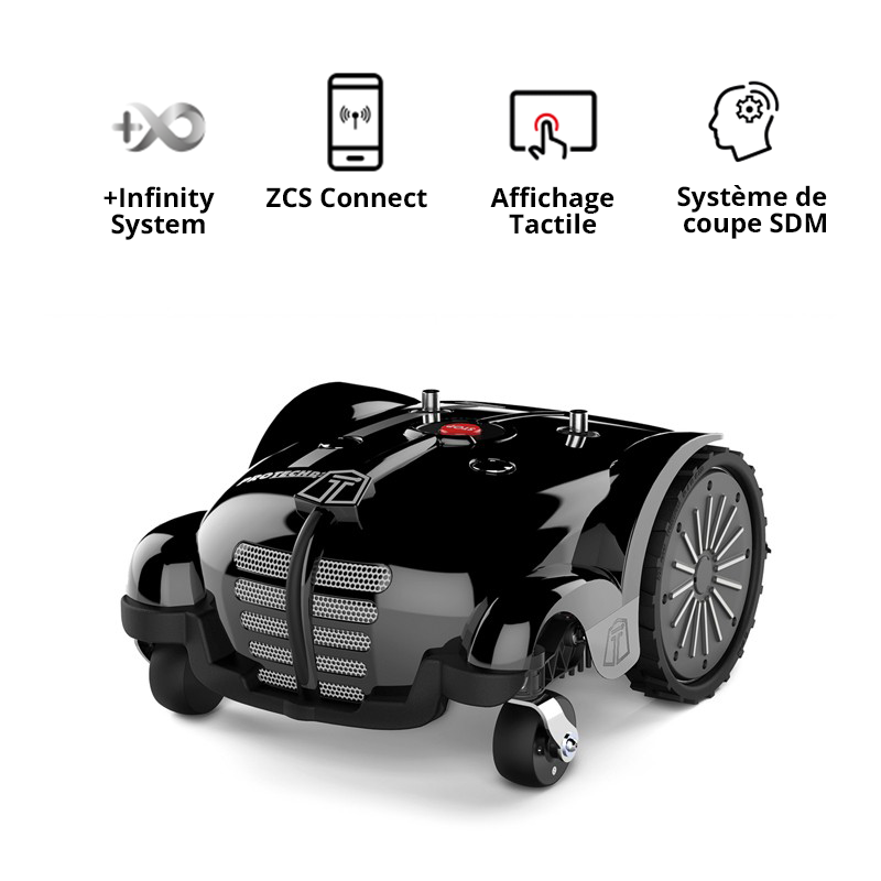 Ambrogio/TechLine Robot tondeuse - 5000 m2 - Série PROTECH - Modèle S25i - Avec câble périmétrique