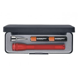 Maglite Lampe Torche LED Super Mini R3 - Livrée en Coffret Premium Couleur Rouge - Image 2