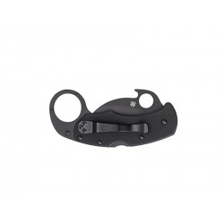 Spyderco Couteau KARAHAWK Wave Tout Noir - Image 2
