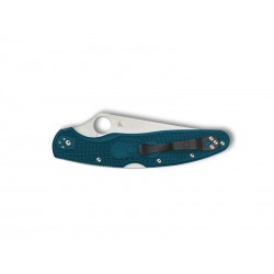 Spyderco Couteau POLICE 4 K390 Bleu à dents - Image 2