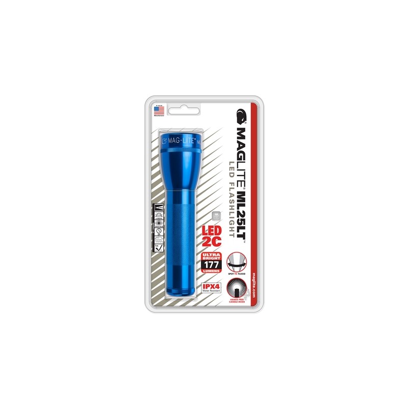 Maglite Lampe Torche LED ML25LT 2 Piles Type C