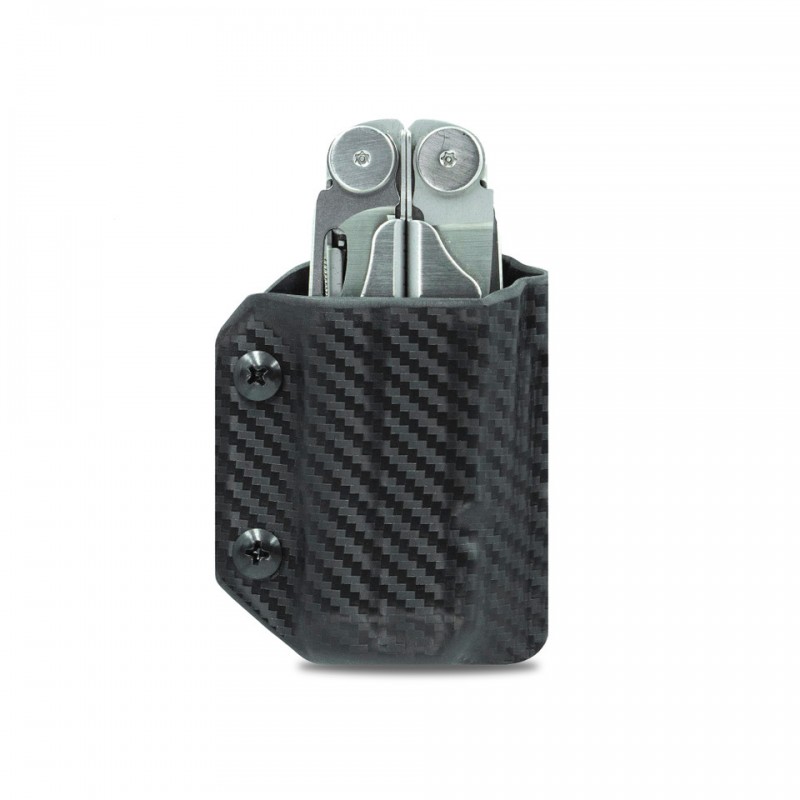 Clip & Carry Etui Kydex pour pince Leatherman Wave & Wave+ - Fibre Carbone noir