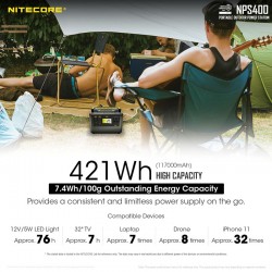 Nitecore Station d'alimentation portable NPS400 - Image 4