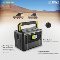 Nitecore Station d'alimentation portable NPS400 - Image 2