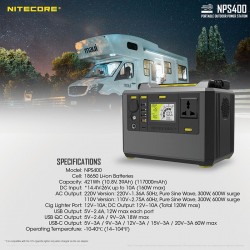 Nitecore Station d'alimentation portable NPS400 - Image 17