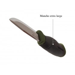 Morakniv Poignard MORA Companion heavy duty MG noir/kaki carbone - Image 2