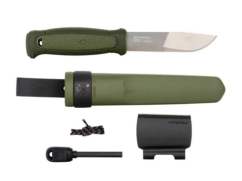 Morakniv Poignard Mora Kansbol vert + kit de survie