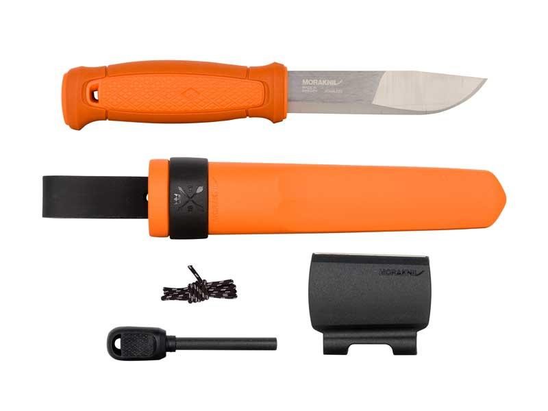 Morakniv Poignard Mora Kansbol burnt orange + kit de survie