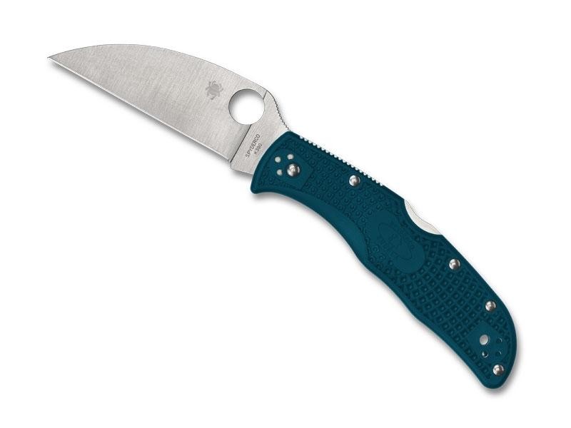 Spyderco Couteau Endela Wharncliffe K390 bleu