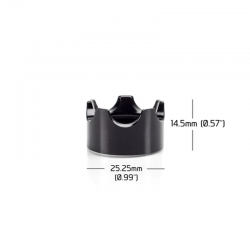FranceOutdoor Litt Tête Crénelée pour les lampes Mini Maglite  - Type AA - Image 4