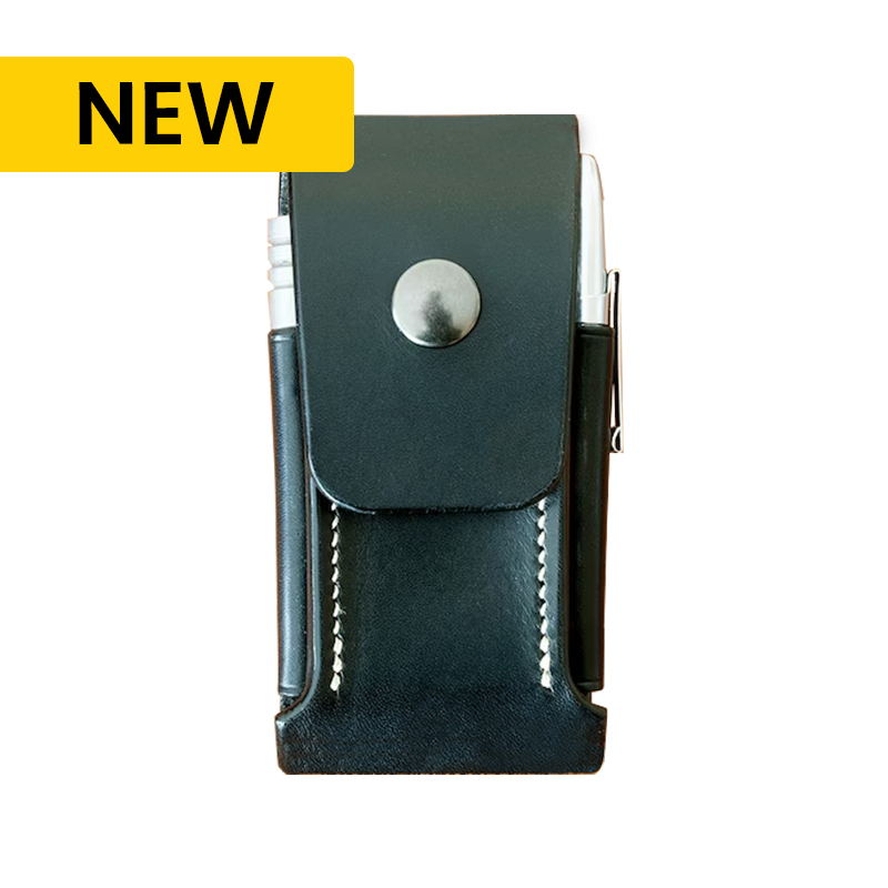 FranceOutdoor EFL Étui cuir cousu main pour pince Leatherman Wave ou Charge - Avec extensions latérales