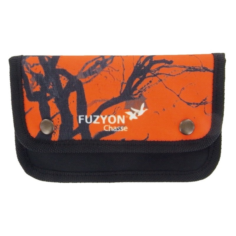 Fuzyon Chasse Pochette de ceinture 10 balles camo orange