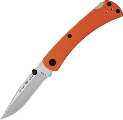 Buck Couteau 110 slim pro trx g10 orange 0110ors3