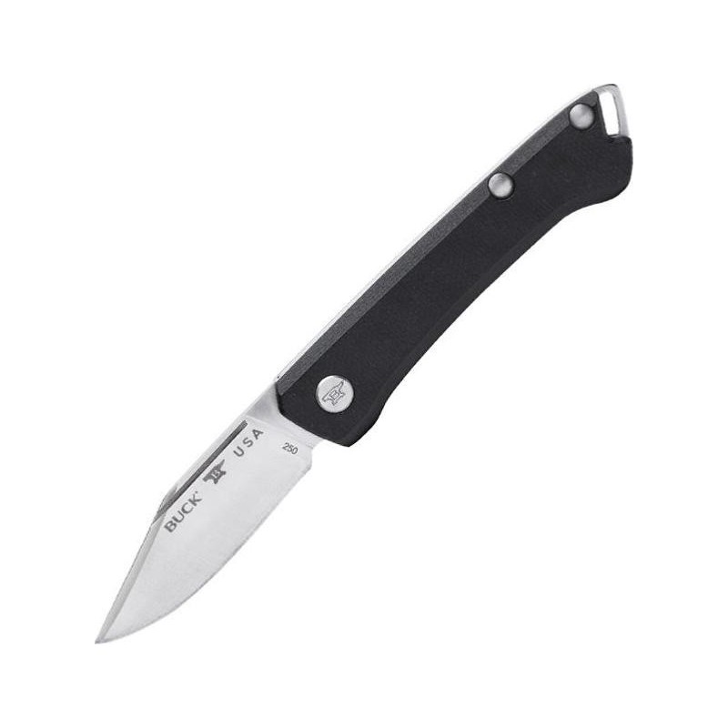 Buck Couteau saunter micarta noir 0250bks1