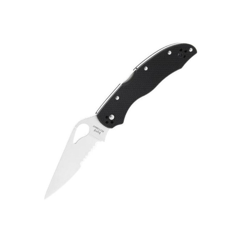 Byrd knife Couteau harrier 2 g10 semi-dentee