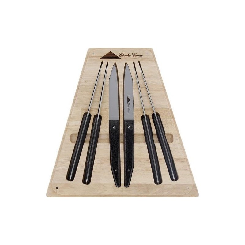 Charles Canon Coff.6 table charbon poli