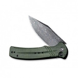 Couteau cogent micarta damas