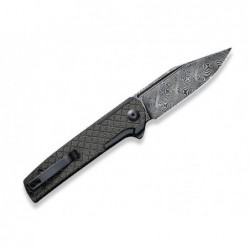 Civivi Couteau cachet micarta vert fonce/ inox damas - Image 12