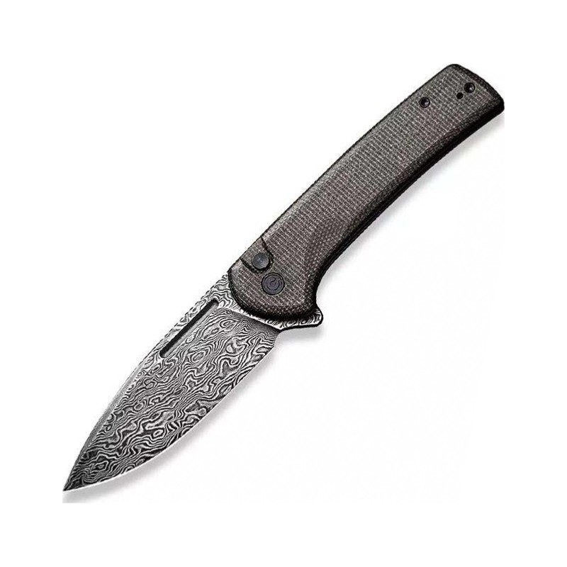 Civivi Couteau conspirator micarta vert/noir damas