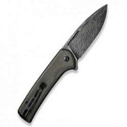 Civivi Couteau conspirator micarta vert/noir damas - Image 2