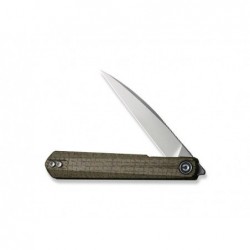 Couteau clavi micarta vert