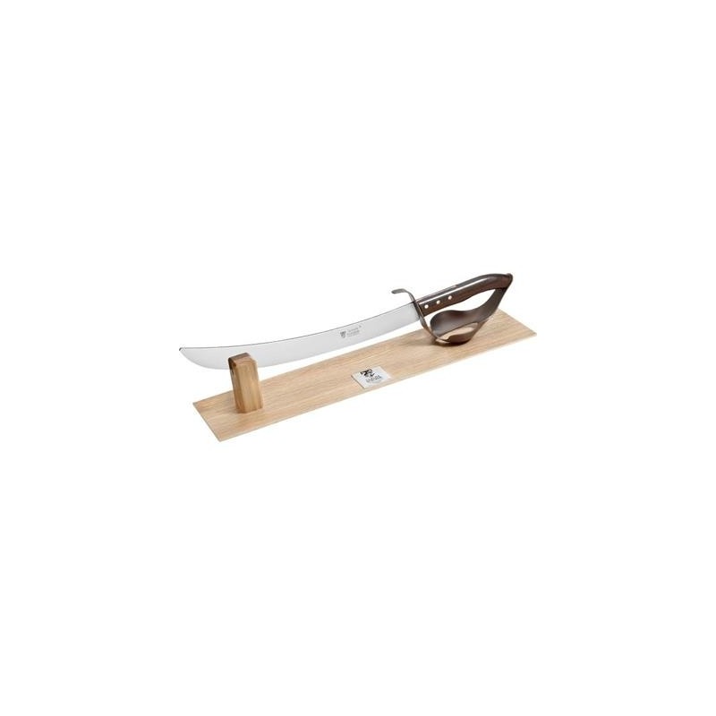 Claude Dozorme Sabre a champagne dozorme palissandre 34cm sur socle