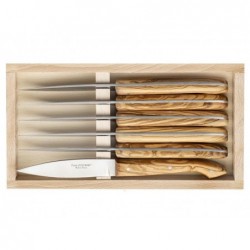 Coffret 6 couteaux steak...