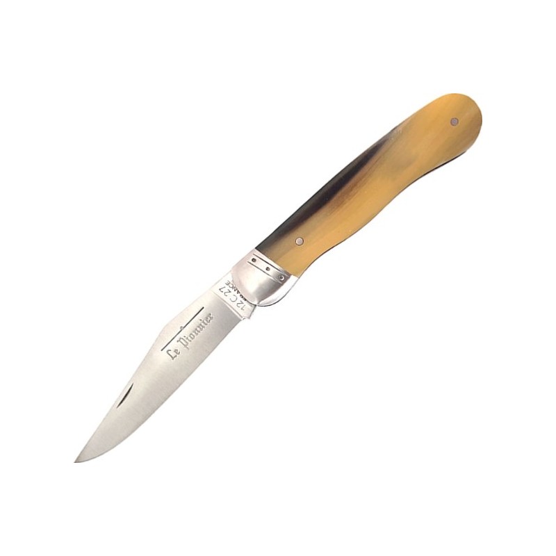 Douris Chastel Couteau le pionnier 1p corne noire