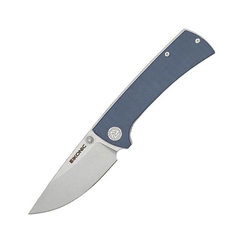 Eikonic Couteau rck9 g10 bleu stonewashed