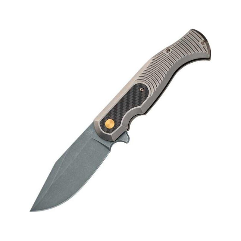 Fox Couteau eastwood tiger titanium/fibre de carbone
