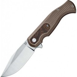 Fox Couteau eastwood tiger titanium bronze/ziricote - Image 12