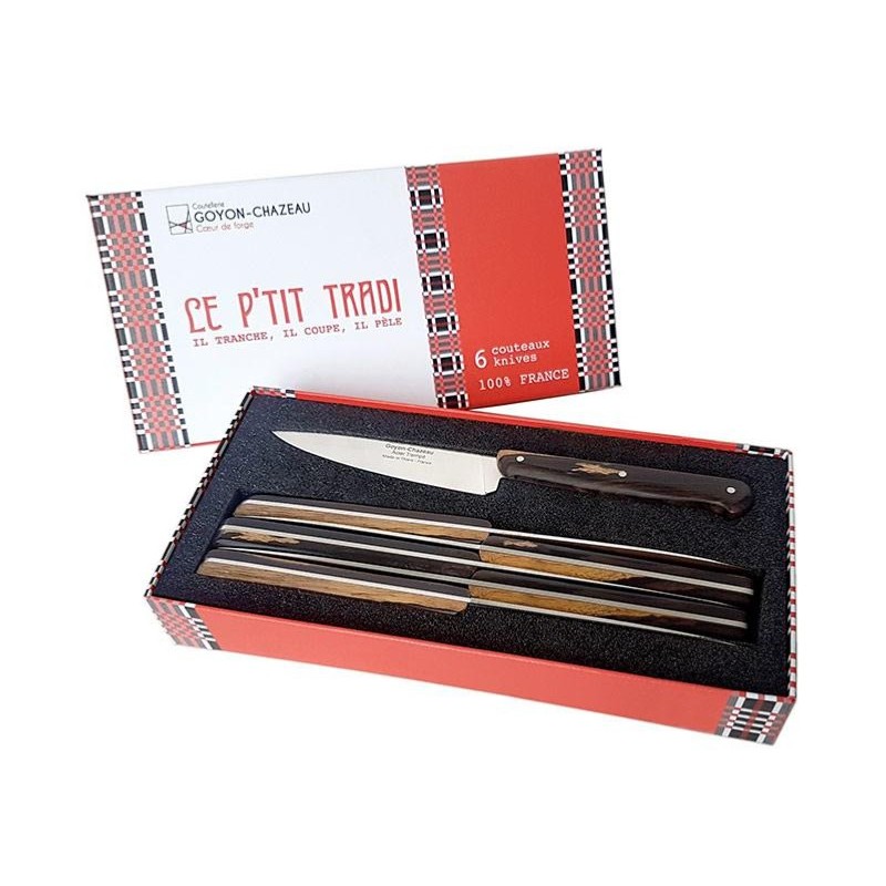 Goyon-Chazeau Coffret 6 office p'tit tradi 20cm grenadille
