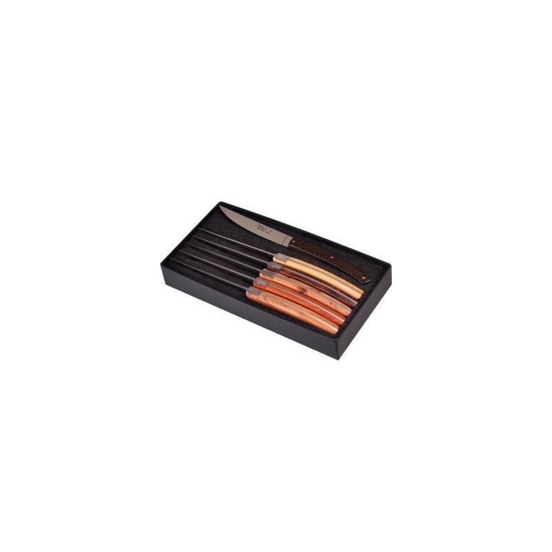 Goyon-Chazeau Coffret 6 le thiers pirou bois assortis