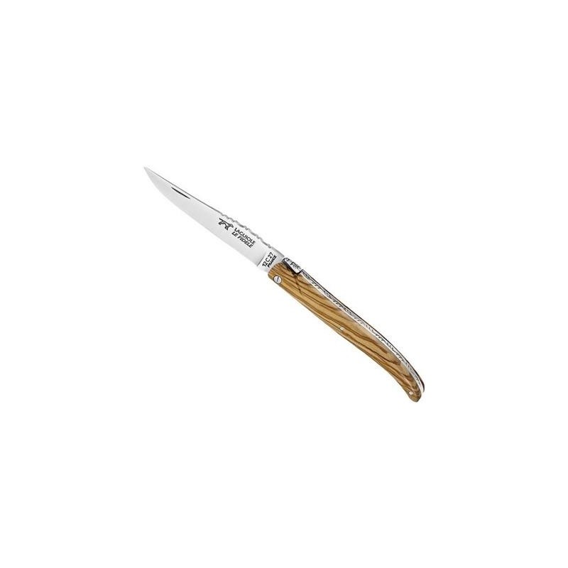 Le Fidèle Laguiole plein manche olivier 12cm inox