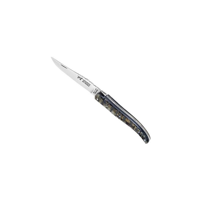 Le Fidèle Laguiole plein manche corne de belier 12cm inox