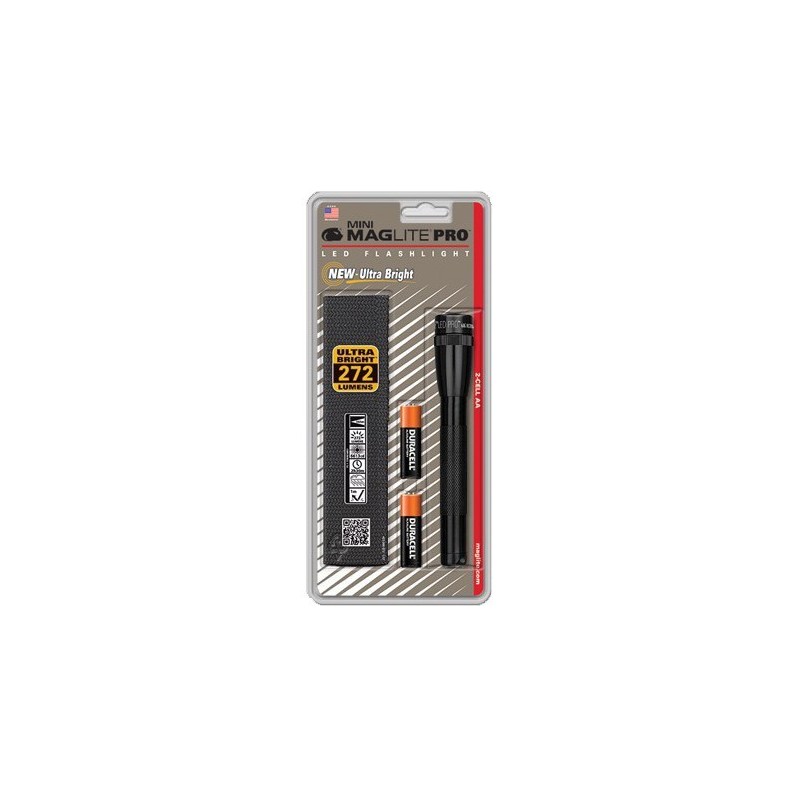 Maglite LED SP2P 2 Piles Type-AA avec étui livrée en blister