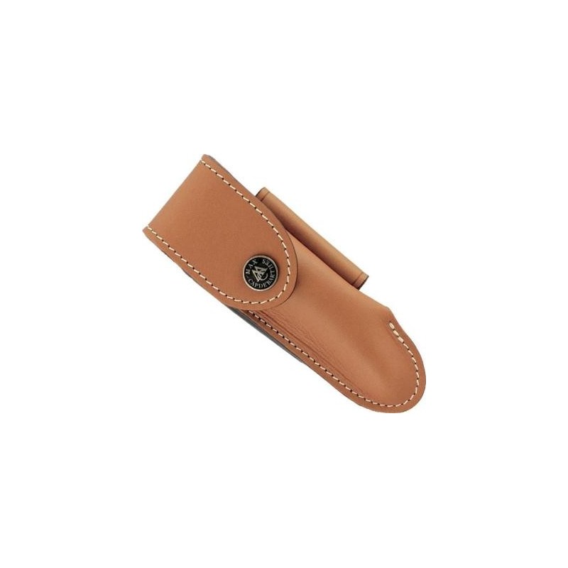 Max Capdebarthes Etui tradition cuir alezan laguiole 11/12cm