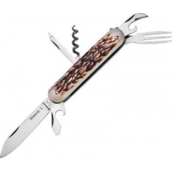 Couteau 10cm 6p cerf