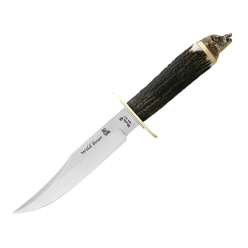 Muela Poignard wildboar cerf 16cm inox + coffret