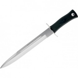 Poignard escorp noir 30cm inox