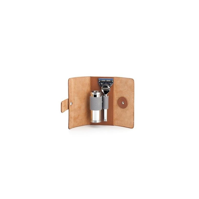 Muhle Trousse rasage de voyage travel fusion camel